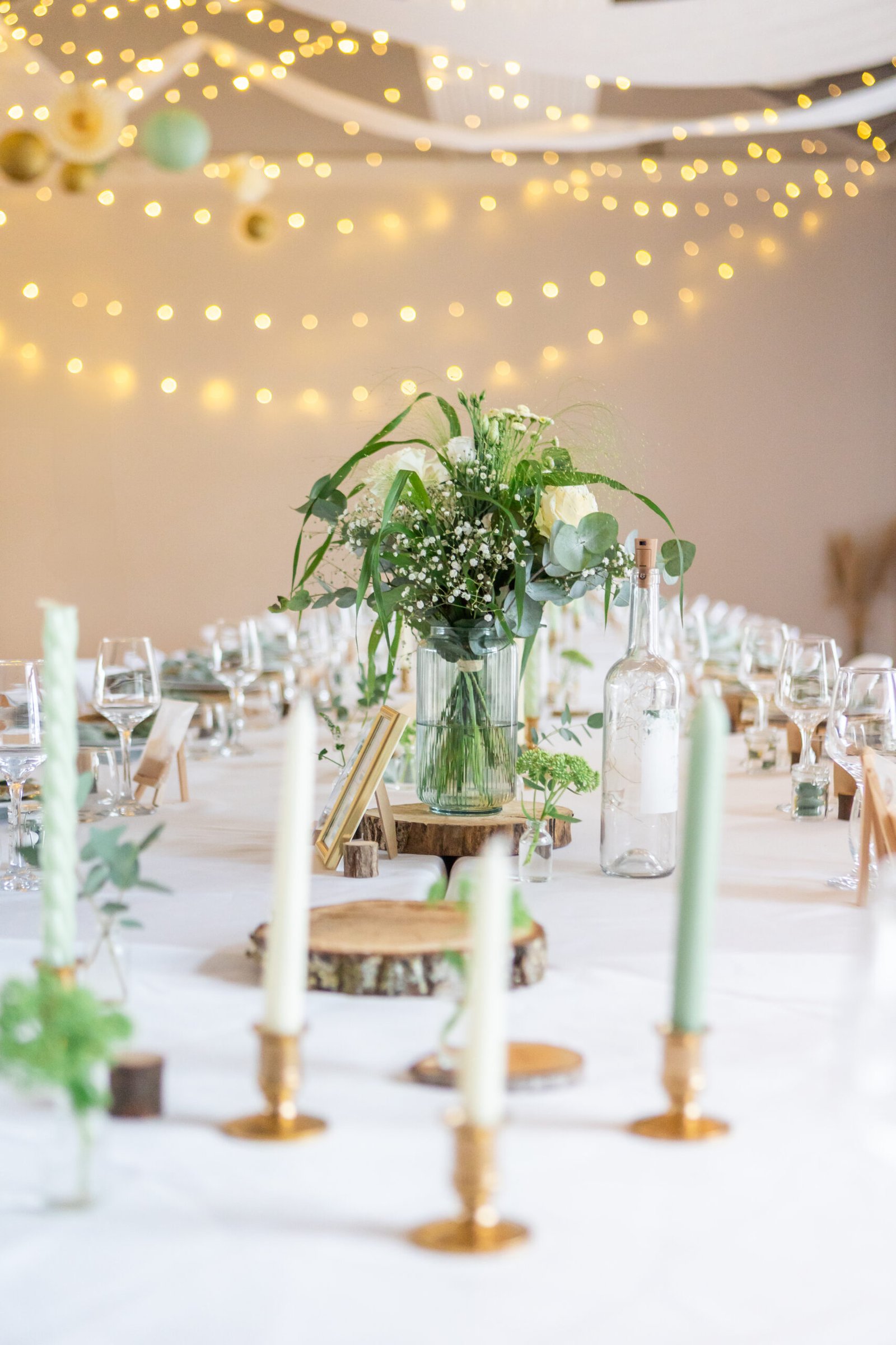Décoration table mariage photographe